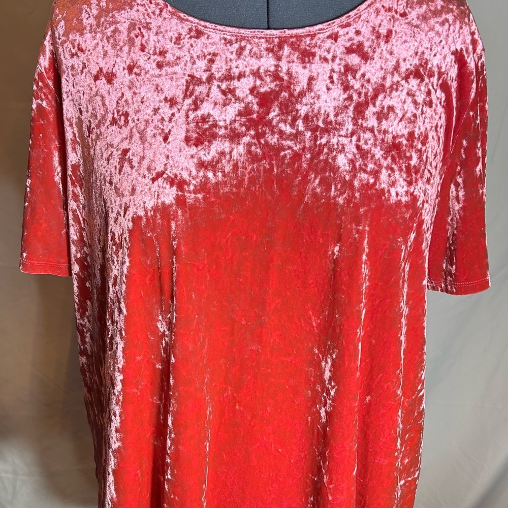 Cato Red Boxy Oversized Blouse
